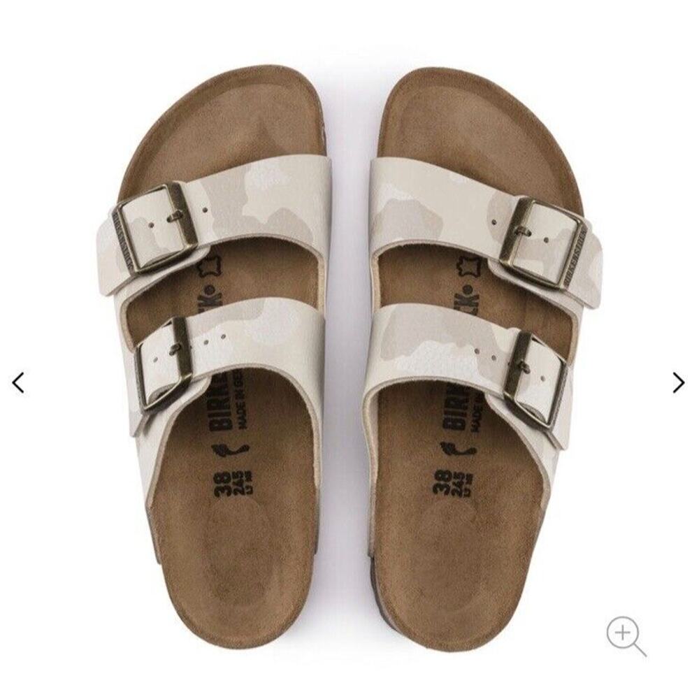 Birkenstock Arizona Desert Soil Camo Sand Sandals Women Size 5/EU 36